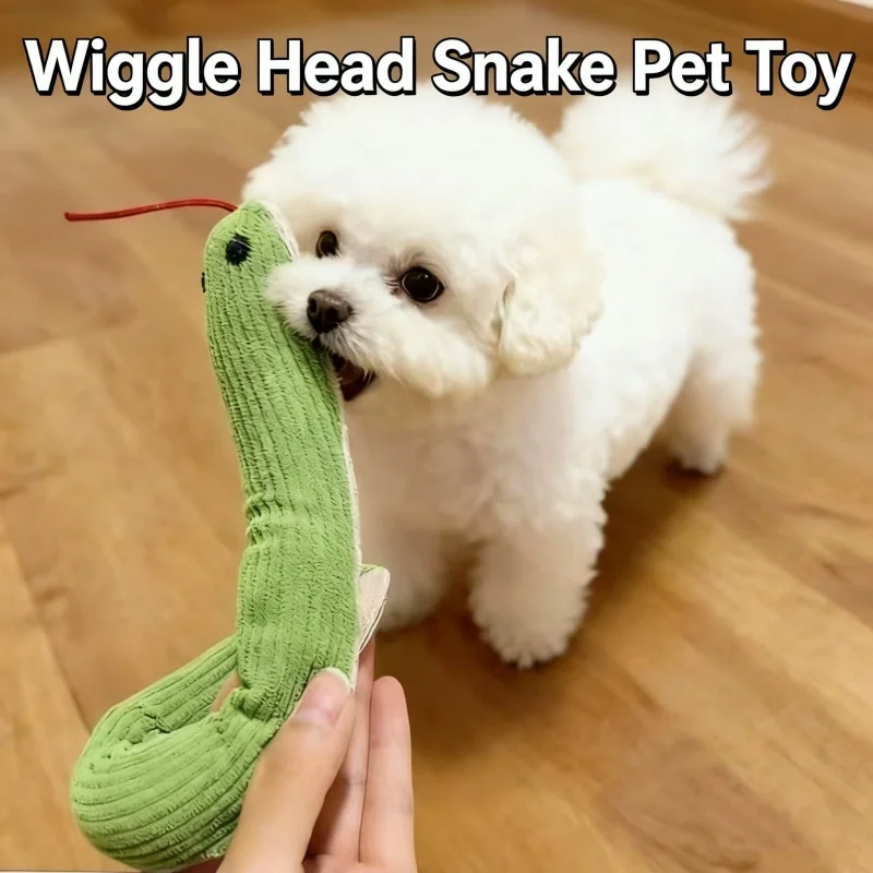 Hot Sale Snake Shape Dog Cat Interactive Toy Kitten Kick Toy Bite‑Resistant Entertainment Toy For Indoor Cats Dogs Pet Supplies - view 2