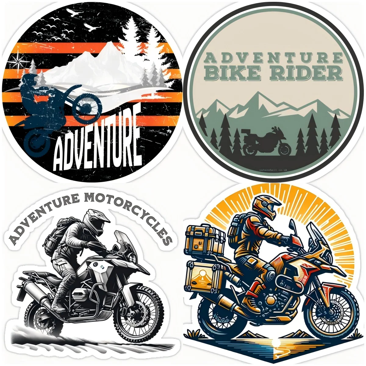 

Adventure Riders Motorcycle Car Sticker Rear Windshield Decal Russia Stickers Bumper Window Vinyl Graphics