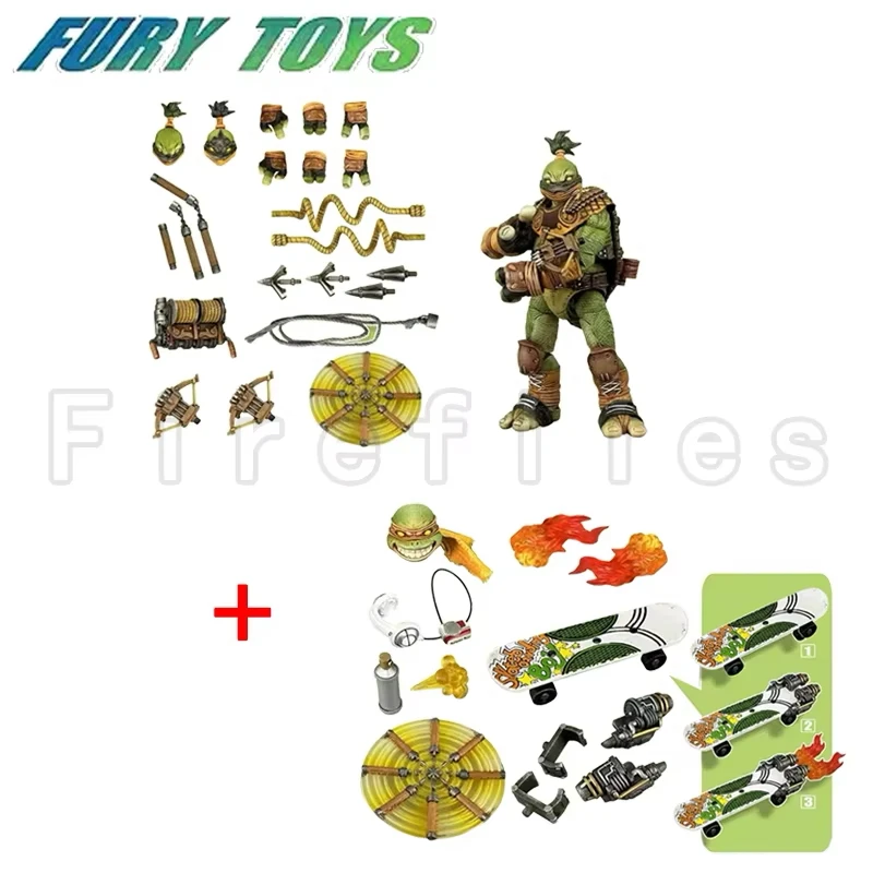 1/12 5inches Fury Toys Action Figure Wave 3 Rage Samurai Force Summer Anime Model image 3