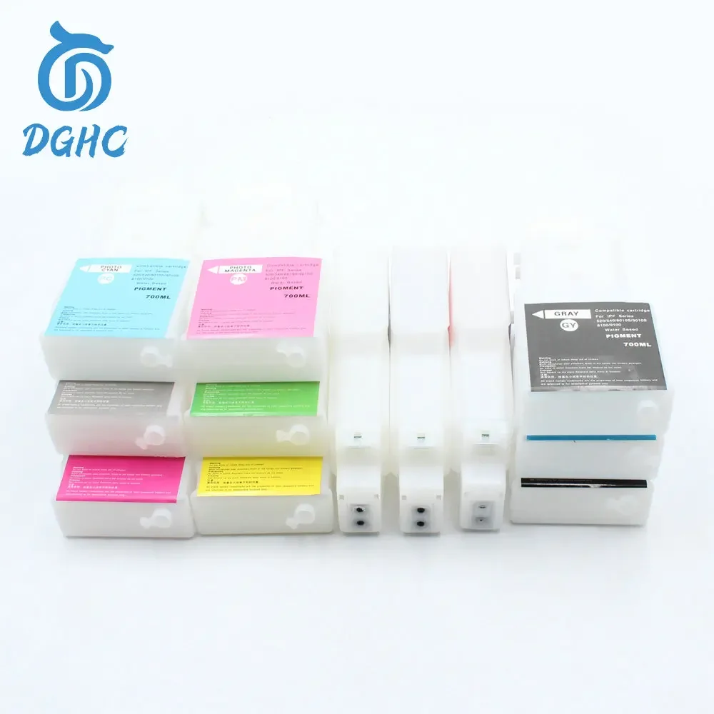 12Colors/Set 300ML PFI-206 PFI 206 Refillable Ink Cartridge With Chip For Canon iPF6400 iPF6400S iPF6450 iPF6460 printer