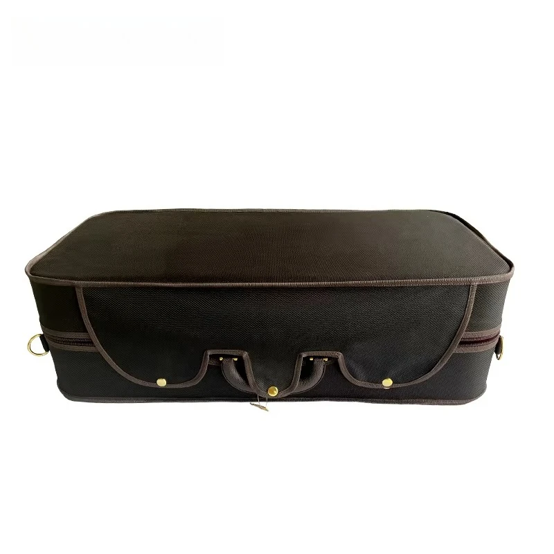 High Grade OEM 4/4 Four Plywood Violin Case With Key for Storage Transport