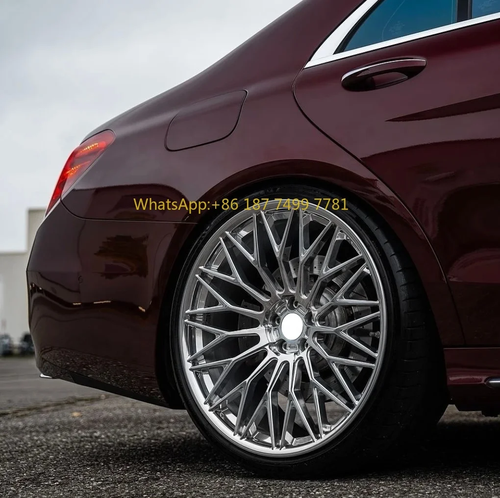 

Custom Chrome Polished Multi Spokes Design 19 20 21 22 23 Inch Aluminum Alloy Forged Wheels for..Glc Gle Gls Cla