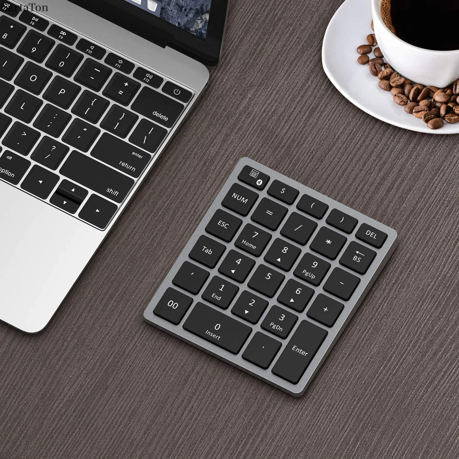 حار بيع BT لوحة المفاتيح الرقمية القابلة لإعادة الشحن لوحة المفاتيح الرقمية اللاسلكية لأجهزة الكمبيوتر المحمول