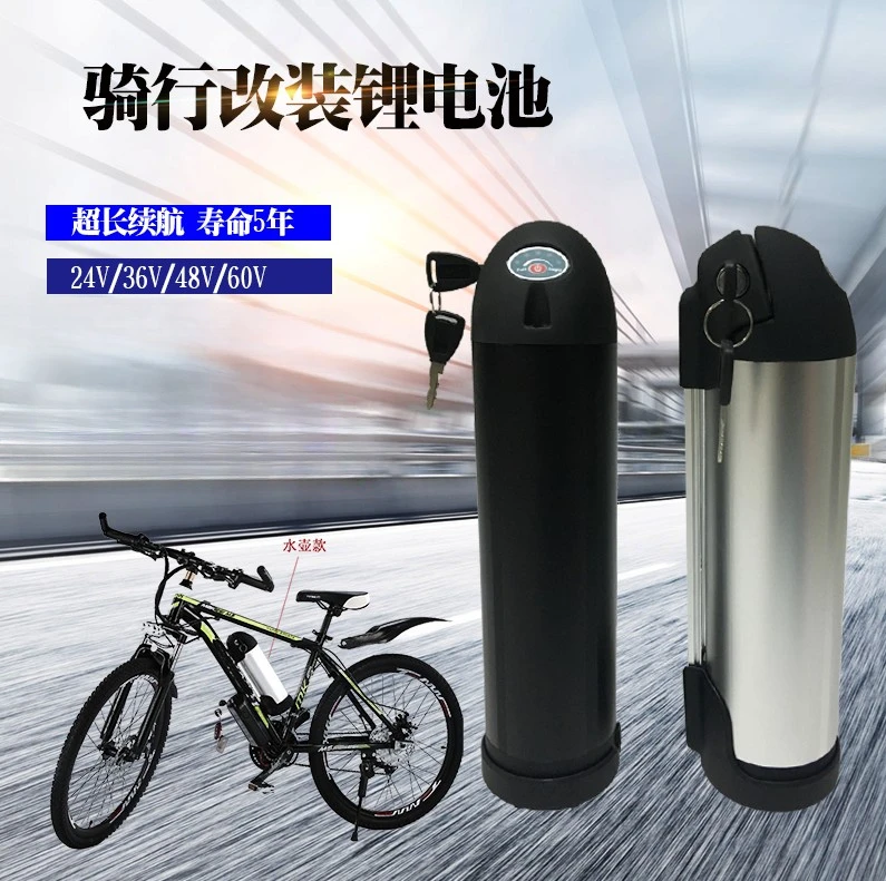 ForWater Bottle36V48V12ah Mountain Electric Bicycle Modified Power Wheelchair Head Universal Lithium Battery with Large Capacity