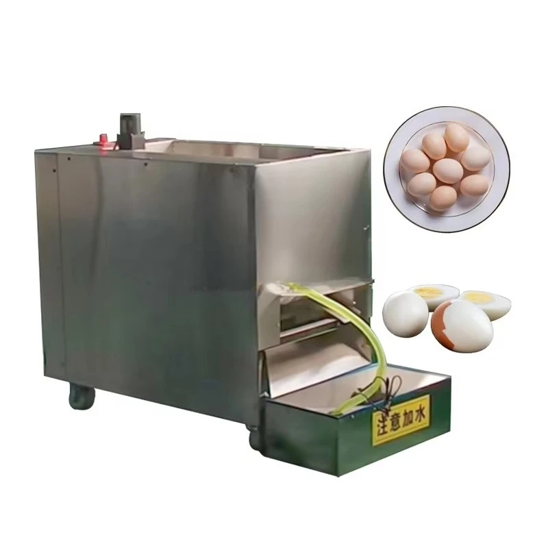 Customized High Productivity Hard Egg Peeler / Boiled Egg Shell Peeler / Automatic Eggs Shelling Machine
