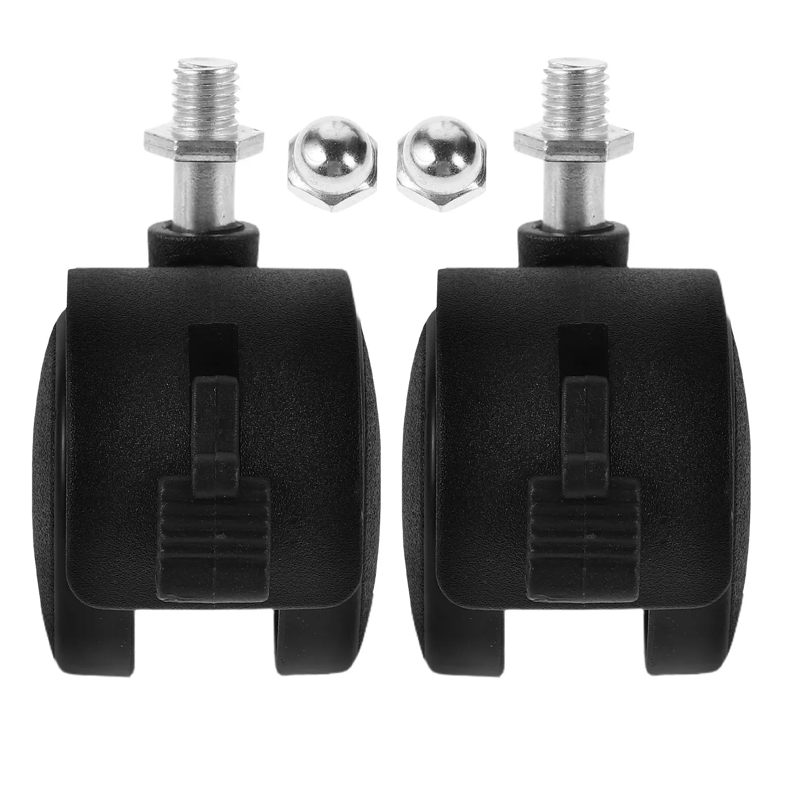 

2Pcs Baby Bath Seat Universal Replacement Wheels Swivel Brake Plastic Baby Chair Caster Accessories Chair Parts