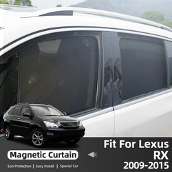 For Lexus RX RX350 RX450h RX270 2009-2015 Car Sunshade Shield Magnetic Front Windshield Frame Curtain Rear Side Window Sun Shade