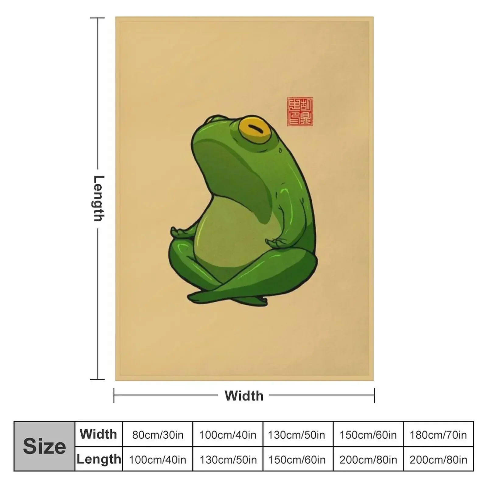 Yoga Frog Cross Legged Pose Throw Blanket Flannels Soft Beds Sofas Giant Sofa decorative Blankets