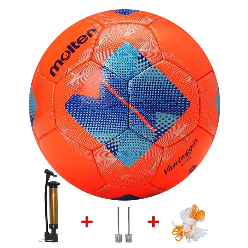 Piłki do piłki nożnej Molten 2026, oficjalny rozmiar 5/4, wysokiej jakości PVC/TPU, do treningu i meczów na zewnątrz, oryginalny futbol z pompką.