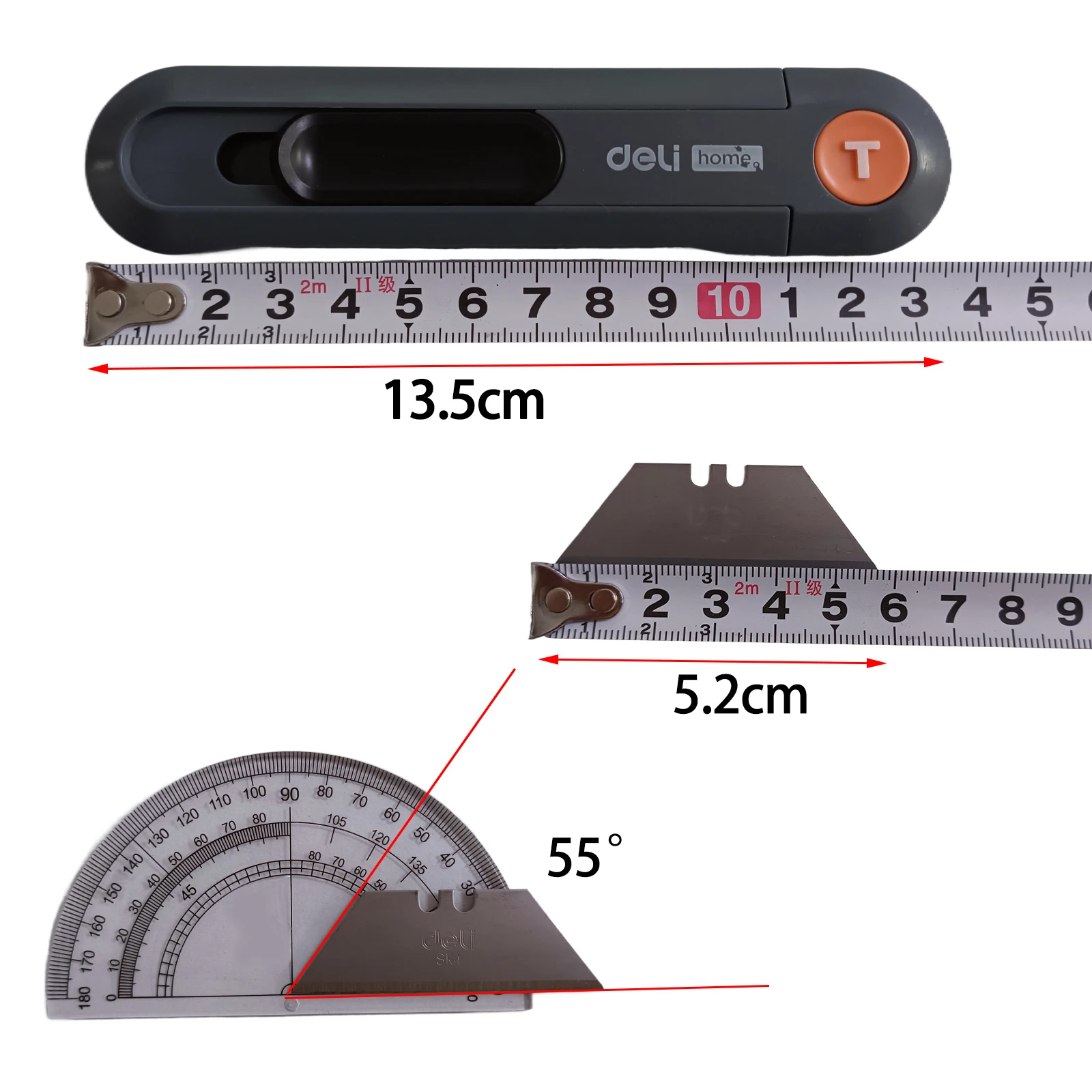 Deli 1/3 Uds juego de cuchillos de utilidad juegos de cuchillos de arte herramienta portátil de electricista cuchillos de Unboxing multifunción para suministros de oficina para el hogar