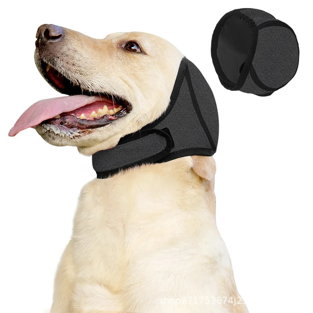 Orejeras Impermeables con Cancelación de Ruido para Perros, para Natación y Peluquería - Capucha Calmante para Aliviar la Ansiedad de las Mascotas y Prevenir Impactos $4.03 4