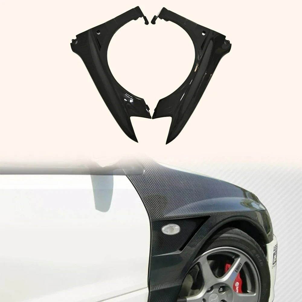 Hot-Mod FORMitsubishi EVO 8/9 Lancer حاجز أمامي بفتحات تهوية من ألياف الكربون #2