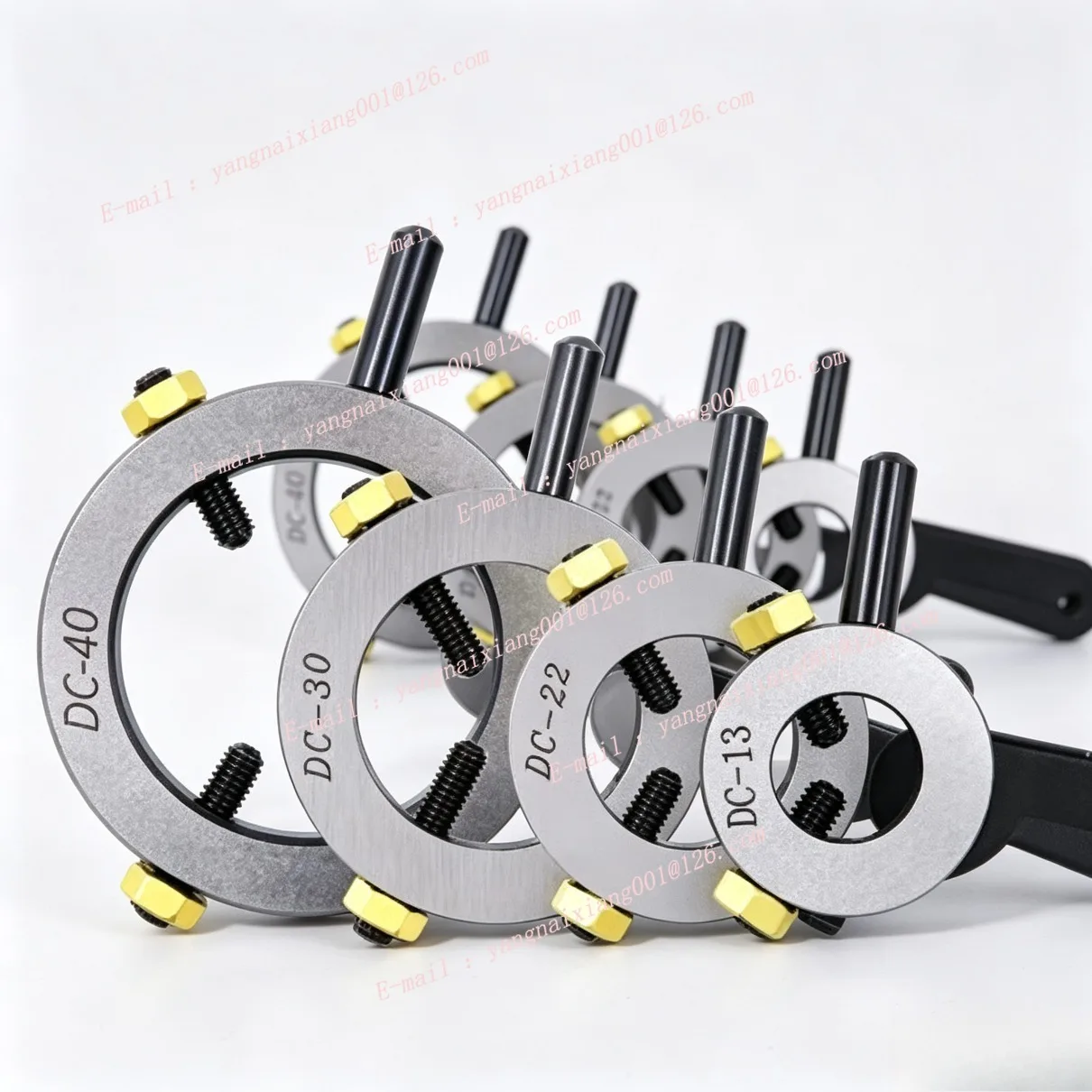 CNC Lathe DC Transmission Clamp Cylindrical Grinder Spring Driving Carrier Self‑locking Drive Clamp Grinding Machine Fixture