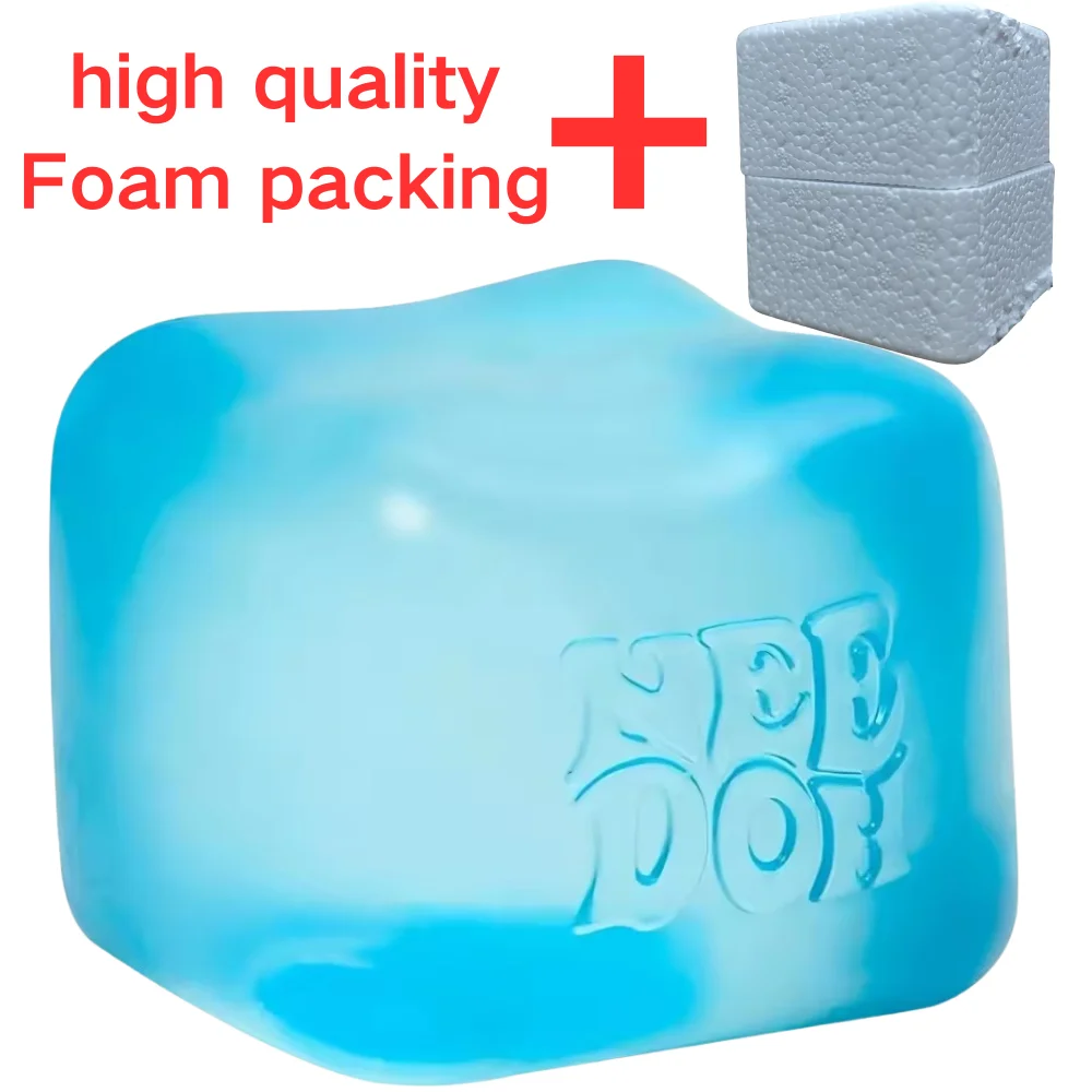 Sensorischer Stressabbau-Würfel Schylling Needoh Nice Cube Fidget-Tool Schreibtisch-Sensorik-Würfel für Angstlinderung und Konzentration für Erwachsene und Kinder