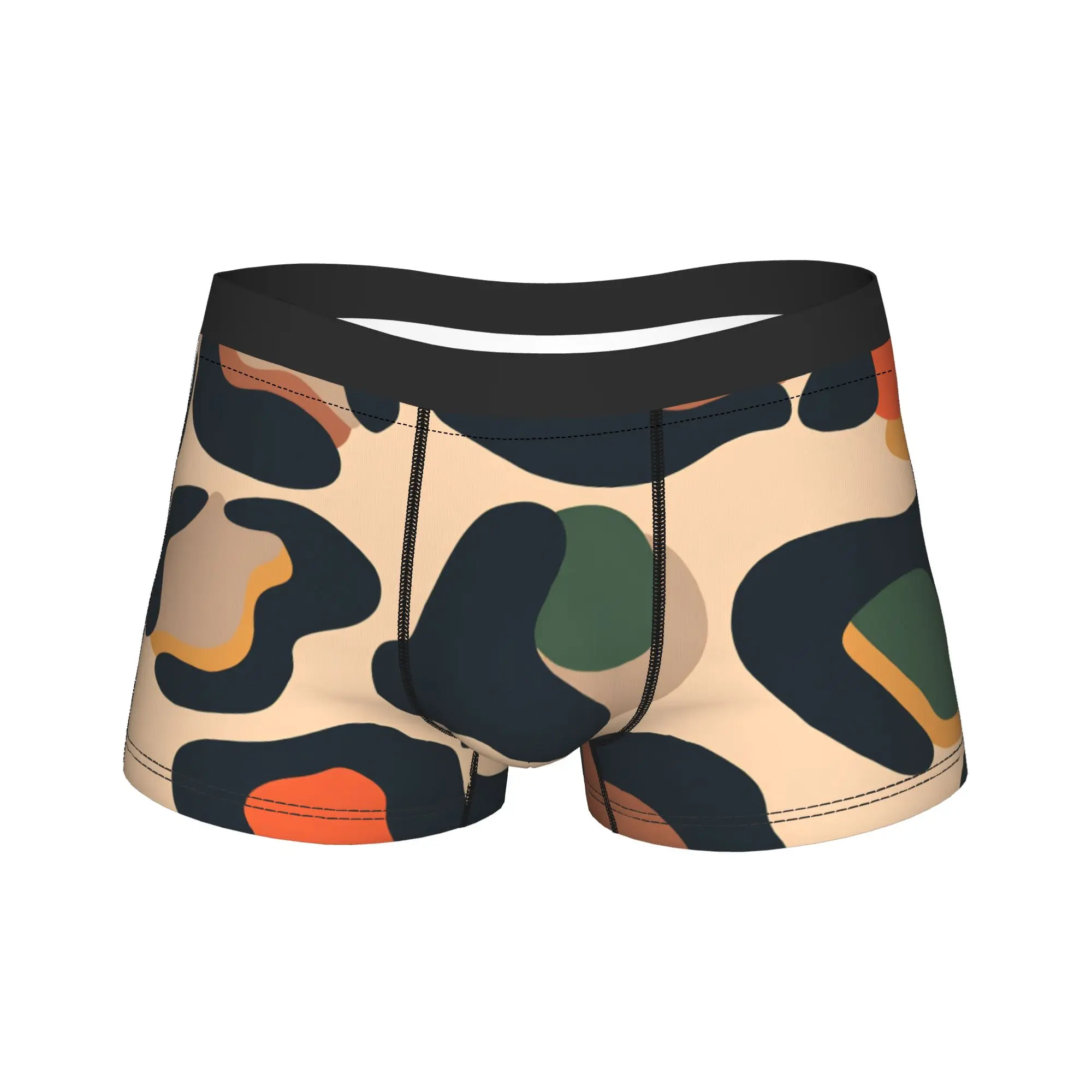 

Сексуальные трусы-шорты с текстурой животных (жираф, лев, тигр), дышащие мужские боксеры с принтом, большие размеры