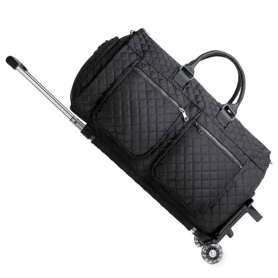 

Garment Bags for Travel,Convertible Duffle Garment Bag Roller Bag Carry on Garment Bag with Wheels Luggage Rolling Weekender Rol