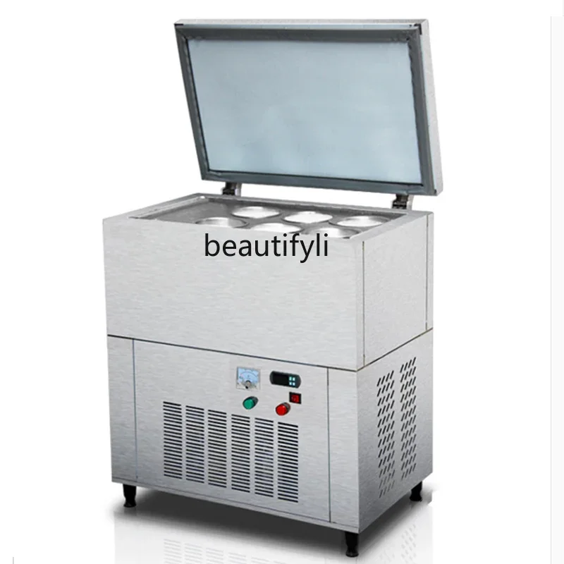 

A56 Commercial ice brick machine 6 buckets 9 buckets popsicle machine Korean snowflake ice sponge ice machine icicle base