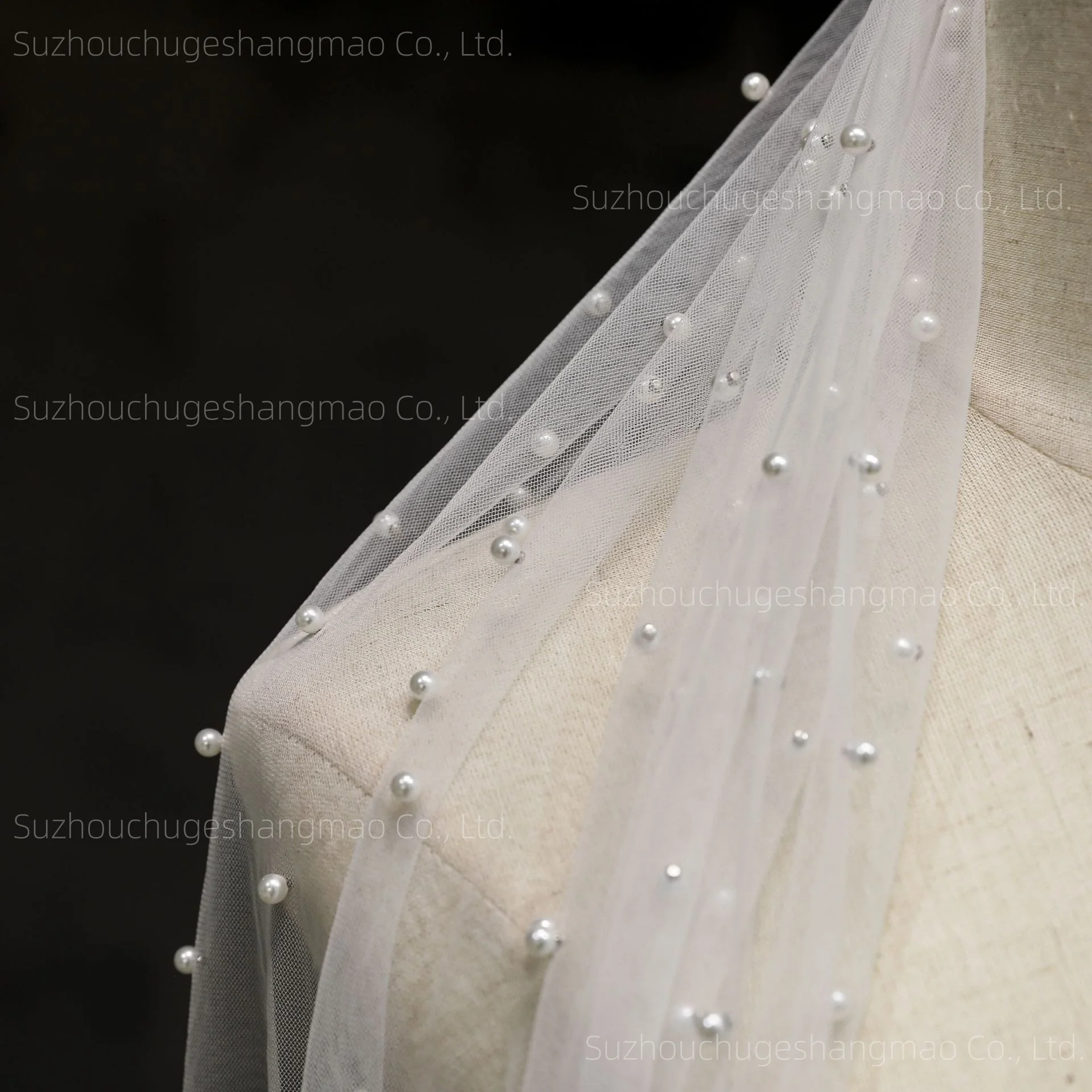 Romantic Bridal Wedding Veil One-Layer Pearl Veil One Layer With Comb Short And Sweet Pearl Veil In Stock