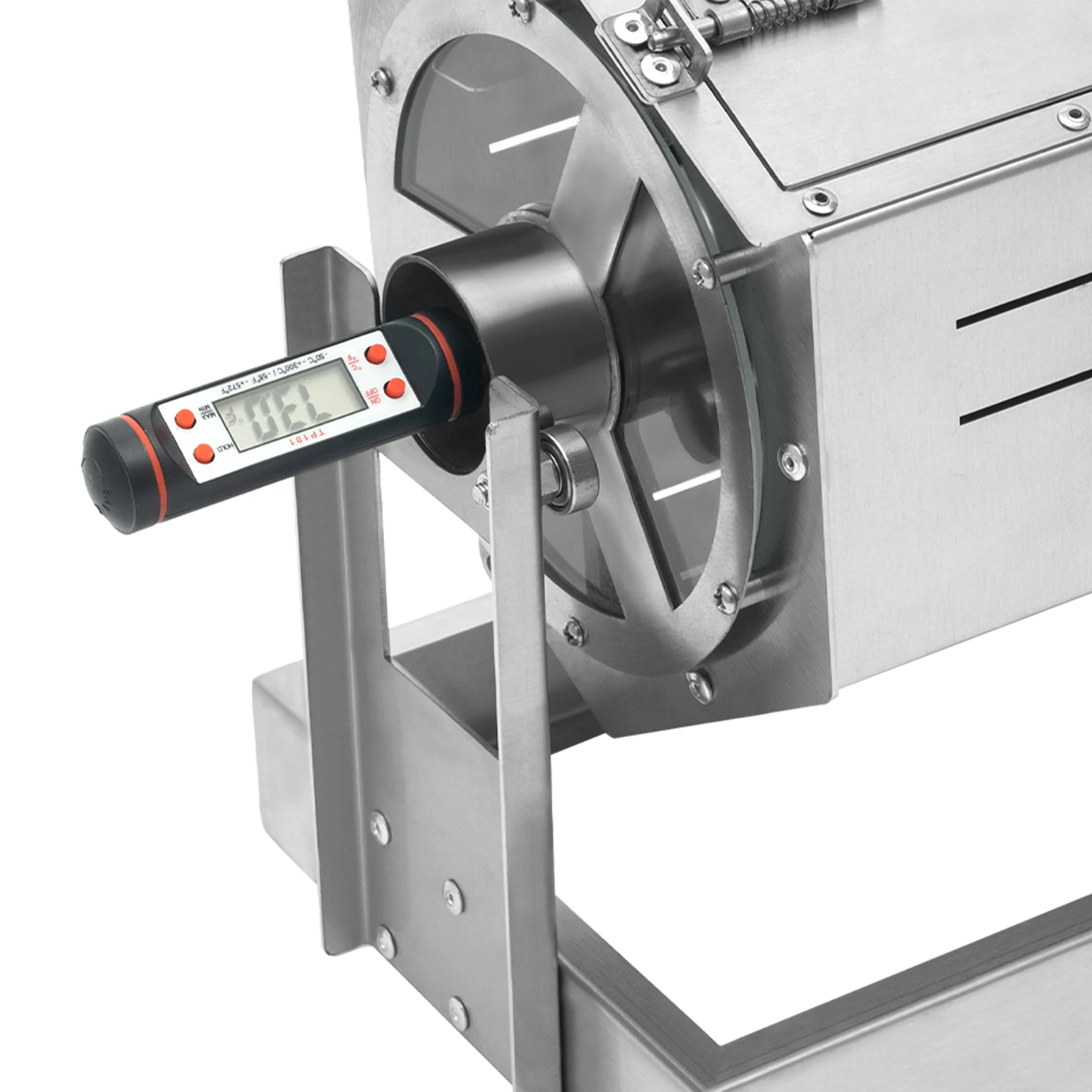 محمصة حبوب البن الكهربائية 5-59 دورة في الدقيقة قابل للتعديل المنزل طبل المحمصة موقد 300-1200 جرام جبل آلة التحميص الكهربائية