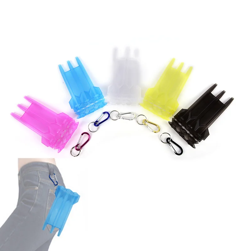 

1 Pc Universal Dart Box Suitable for Most Darts Dart Box Portable Transparent Darts ABS Dart Box Key Lock Buckle Integrated