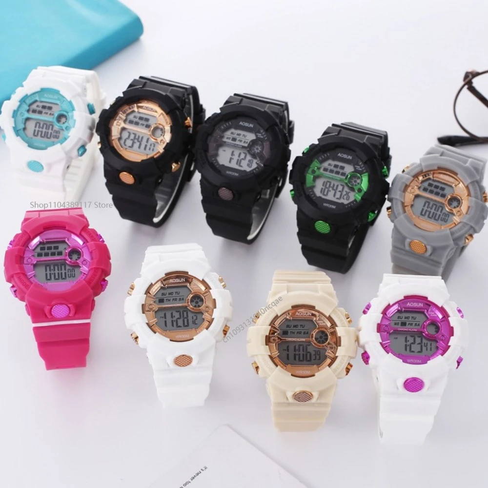 Relógio digital led masculino luminoso moda esporte relógios para homem data relógio digital relogio masculino reloj mujer