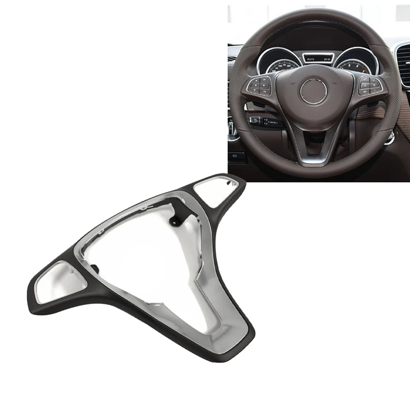 Car Steering Wheel Panel Cover For Mercedes Benz W176 W246 W205 W213 W218 W117 W292 W166 W447 W156 X253 W448