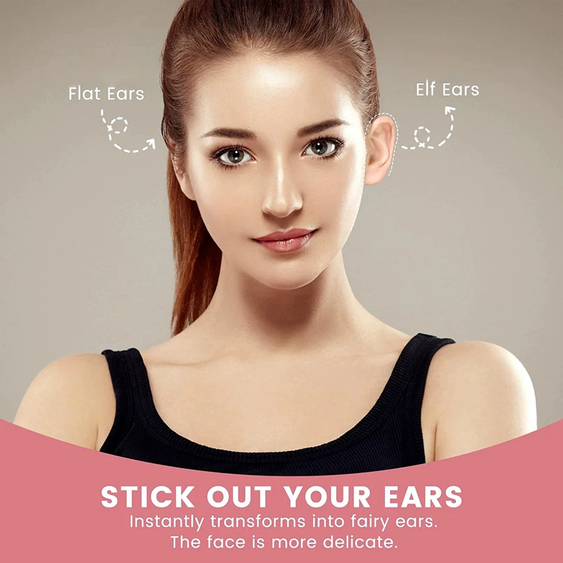 【XHB】60Pcs Invisible Protruding Ears Correctar Tape Ear Aesthetic Correctar Elf Ear Stickers Ear Correction Patch Makeup Tool