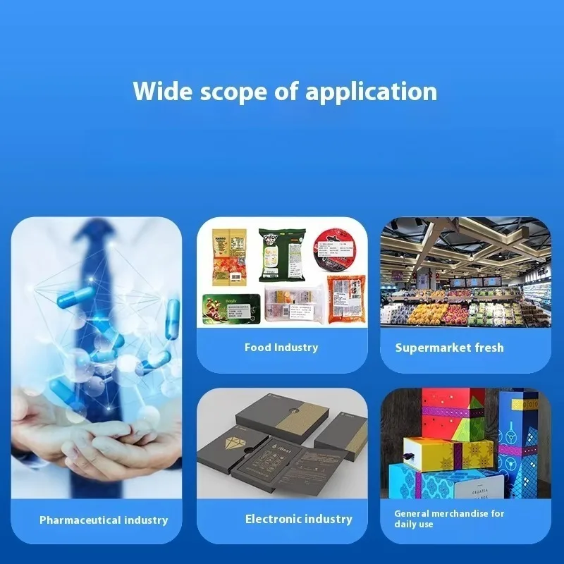 Fully Automatic Desktop Flat Labeling Machine Box Bag Cosmetic Daily Goods Top Surface Table Packaging Label Sticking Equipment view 4