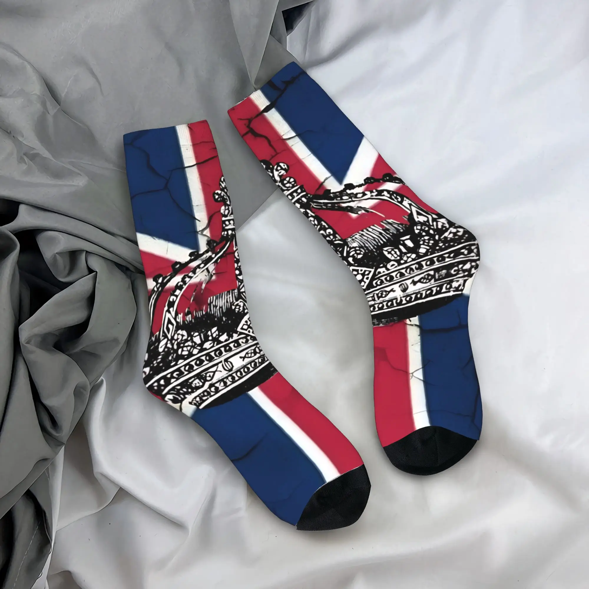 

British flag UK Stockings Novelty Socks Unisex Men Quality Socks Winter Outdoor Design Anti Slip Socks Birthday Gift