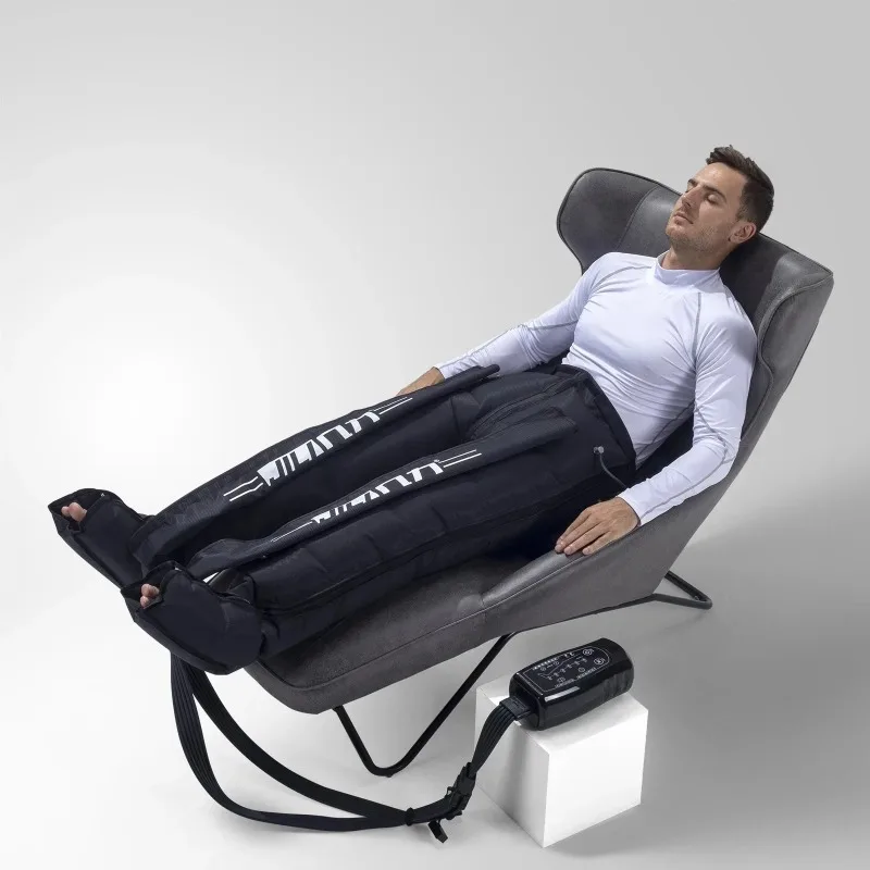 For 8 Cavity Air Compression Massager Leg Foot Boots for Circulation Air Wave Massager Leg Body Pressure Therapy System