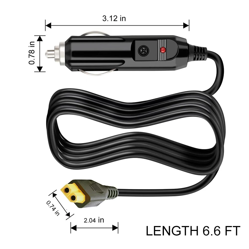 18AWG To For XT60 Female Cable For For Solar Generators Portable Power Sources And 12V 24V DC System Interconnection