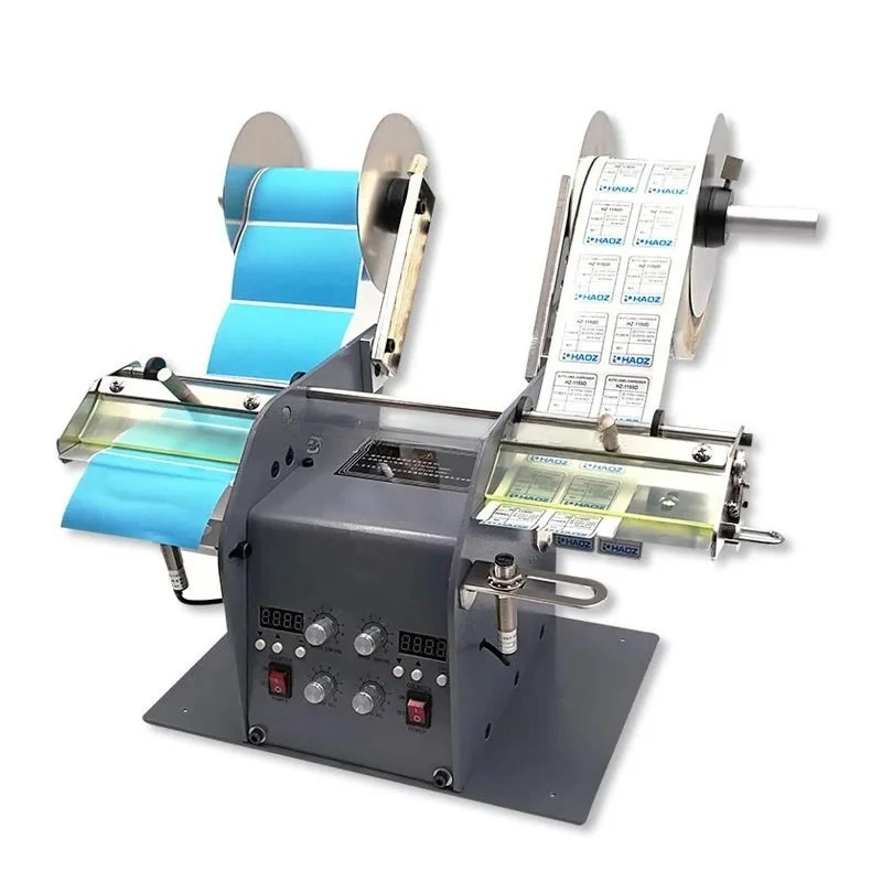 4-120mm wide automatic label dispenser  FTR-218C automatic label stripping machine with counting function Label distributor