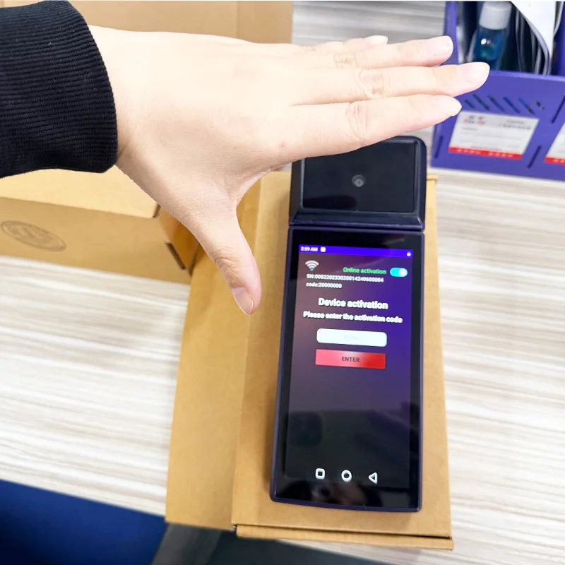 Palm Viem Scanner Payment 6-Inch 8/16GB+128 Android Handheld POS Terminal System NFC 58mm Printer 1D/2D Scanner