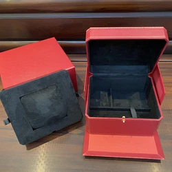 Red Watch Jewelry Packaging Boxes Luxury 1 Slot Watches Bracelet Storage Box Flip Men Mechanical Wrist Watch Organizer Boxes