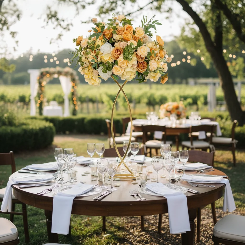 

Новый стиль, позолоченные железные подставки для цветов, свадебный центральный декор вазы для основного стола, украшения для вечеринок, 10 шт.