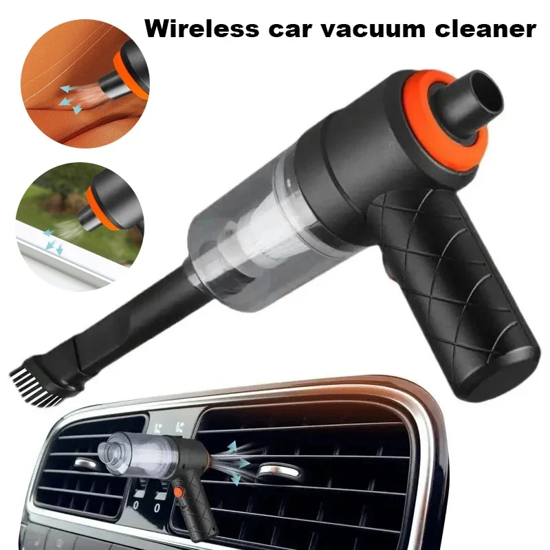 Wireless Car Vacuum Cleaner 6000Pa 120W Cordless Handheld Auto Portabale Vacuum High-power Vacuum Cleaner For Home Office Car