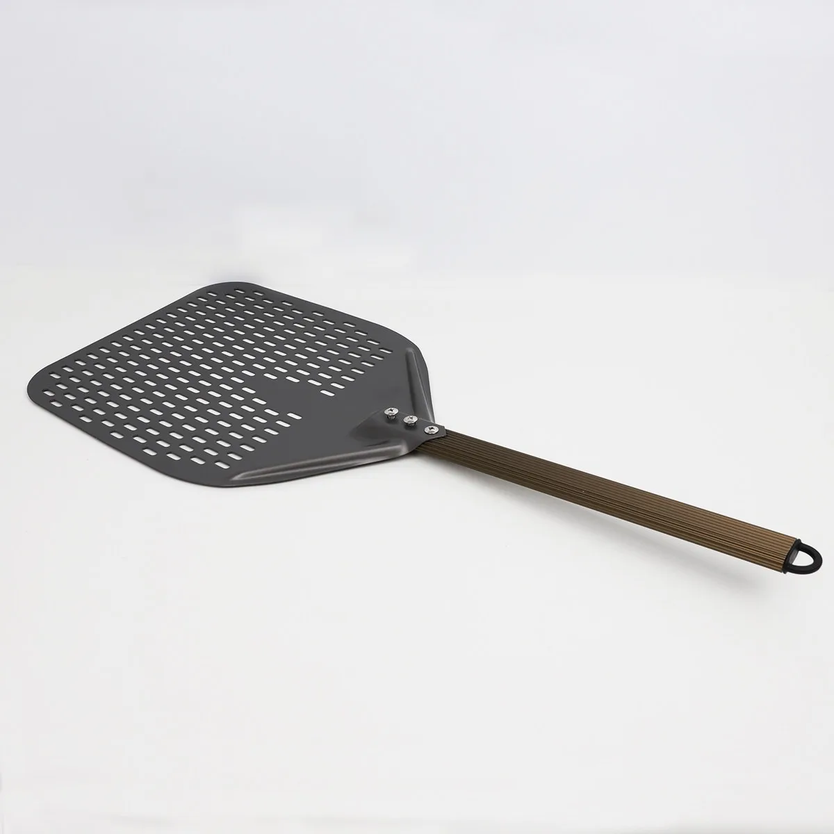 

2026 Hardened aluminum alloy pizza shovel - 15 inch 16 inch short-handled transfer shovel flip-over pizza shovel