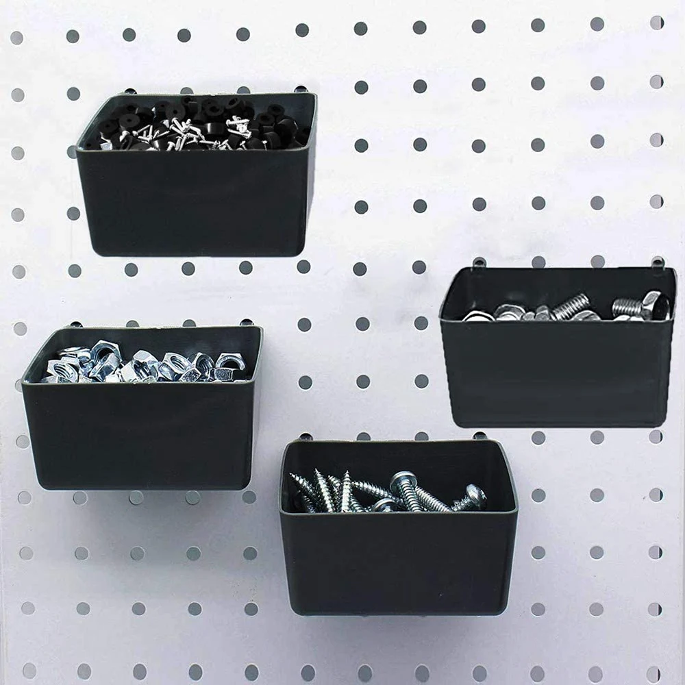 228 Stück Peg board Hooks Sortiment mit Metallhaken-Sets, Peg board Bins, Peg Locks zum Organisieren von Werkzeugen für das Aufbewahrung system