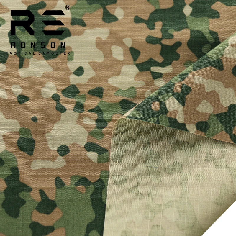 hot sale 50% Nylon 50% Cotton  fabric Netherlands camo