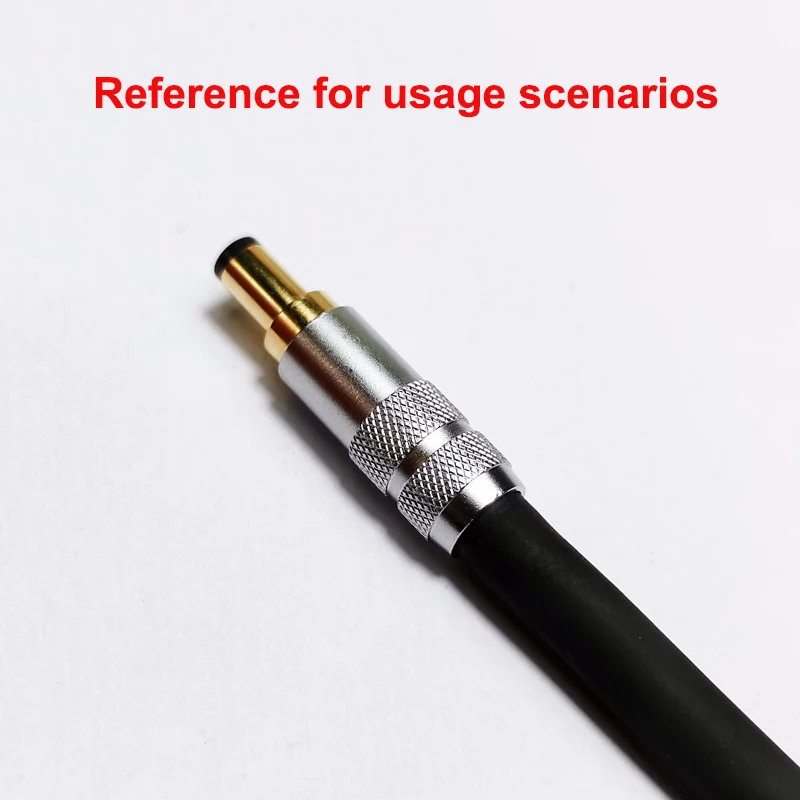 Wysokiej jakości miedziane złoto 5,5 x 2,5 5,5 x 2,1 4,0 x 1,7 3,5 x 1,35 mm DC Power Jack Wtyczka męska Metalowe złącze Adapter — zdjęcie 7