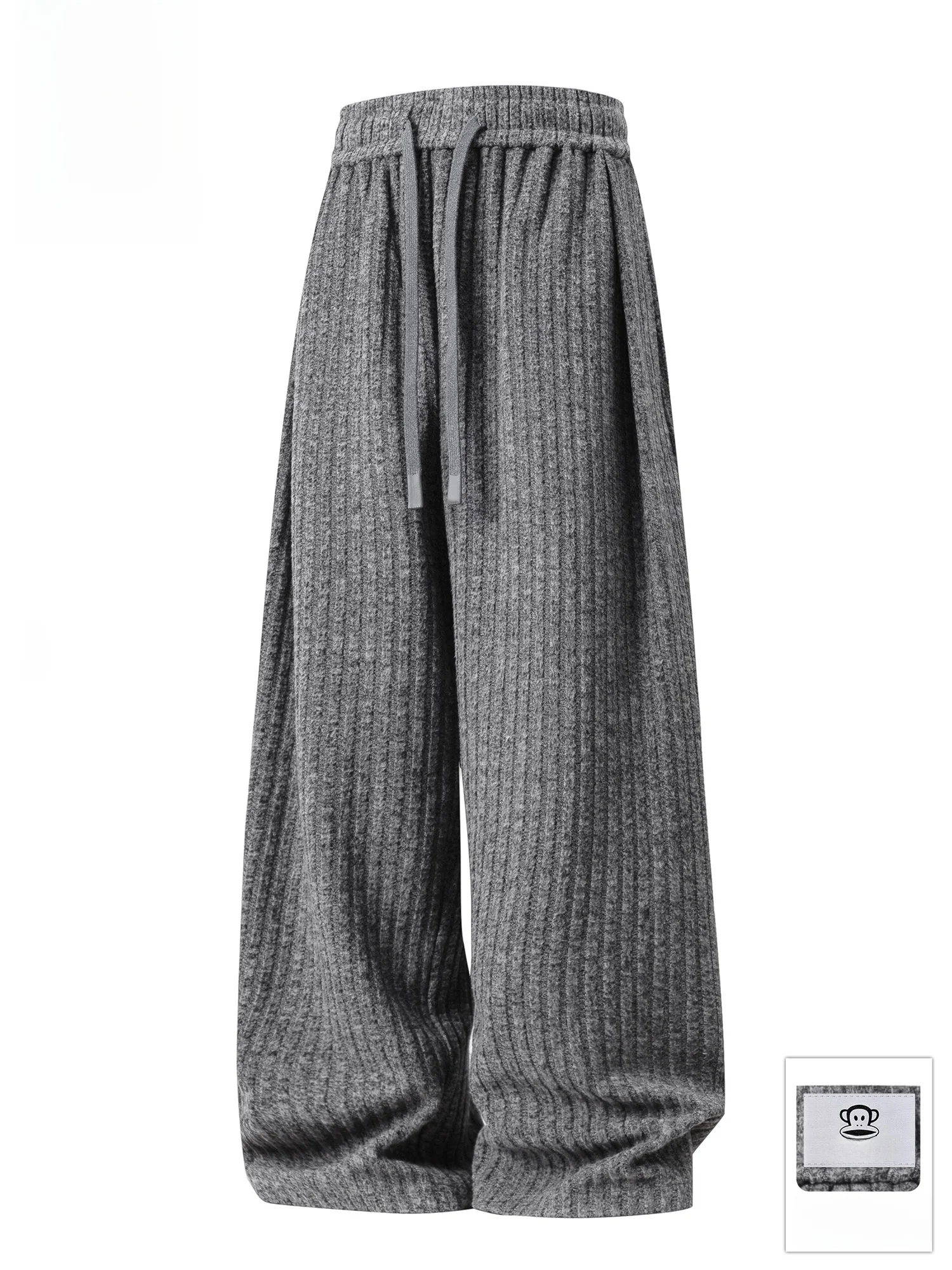 

Мужские повседневные брюки Paul Frank, свободные, прямого кроя, с широкими штанинами, весна 2026, удобные спортивные брюки из полиэстера и хлопка