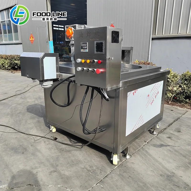 Commercial Stainless Steel Insulated Handle Adjustable Temperature Fryer
