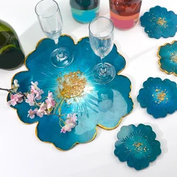 Tea Tray Coaster Silicone Mold For DIY For Epoxy Resin Molds Making Tools