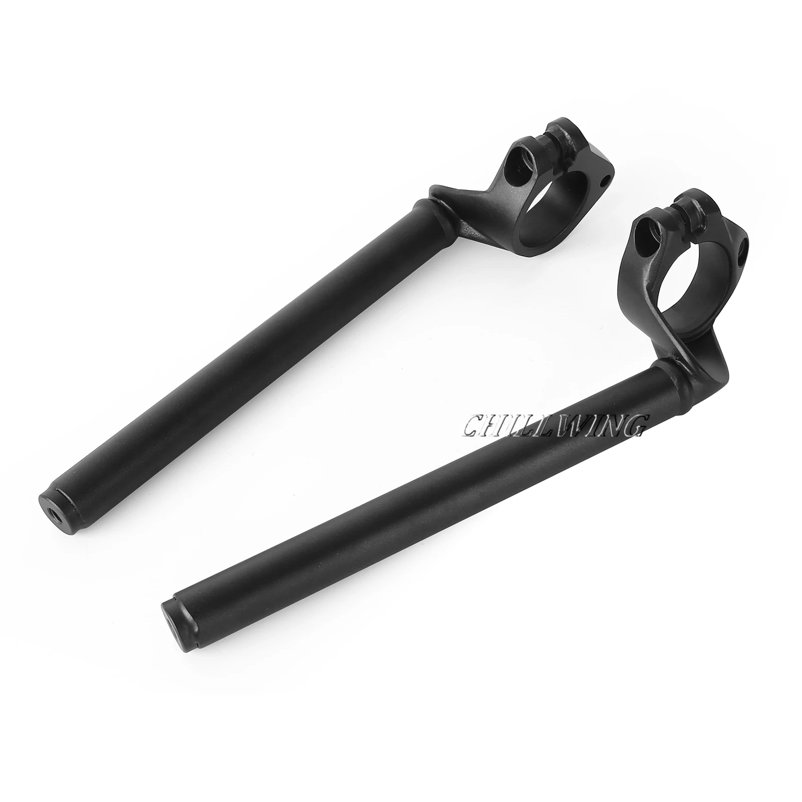 Fit For Kawasaki Ninja 400 Ninja400 2018 2019 2020 2021 2022 Motorcycle Black Left Right Handle Bar Clip-on Fork Tube Handlebars