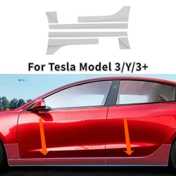 2024 TPU Transparent Film for Tesla Model 3/Y/3+ Car Body Protective Film Invisible Car Clothing Set Front Rear Door Extended