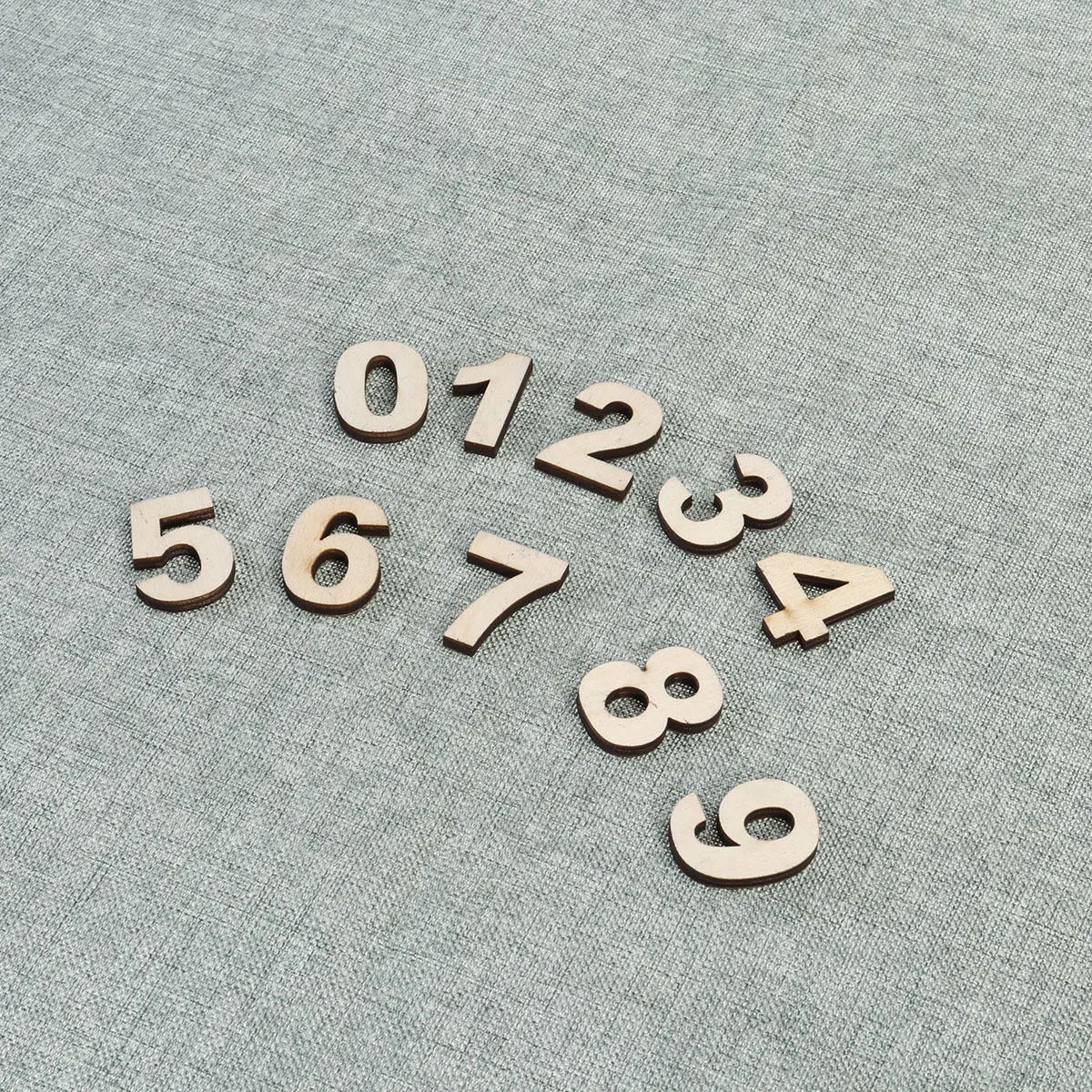 

10pcs Wooden Number Set 0-9 Digital Decorative Accessories Self-Paste For Home Party Decoration Photography Wood Craft