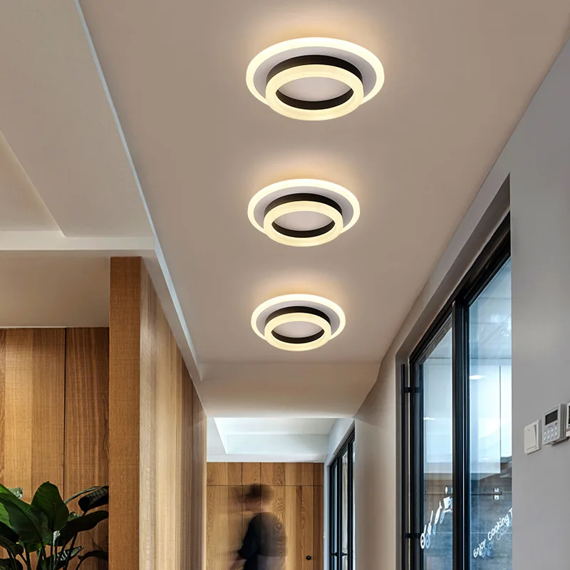 Modern And Minimalist LED Corridor Lights Aisle Lights Living Room Channel Spotlights Nordic Entry Balcony Ceiling Lights