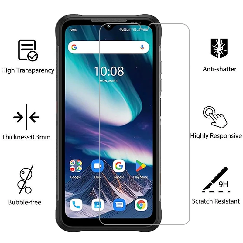 protective tempered glass for umidigi bison x20 screen protector on bisonx20 x 20 20x phone film glas 9h umidig umidgi umdigi