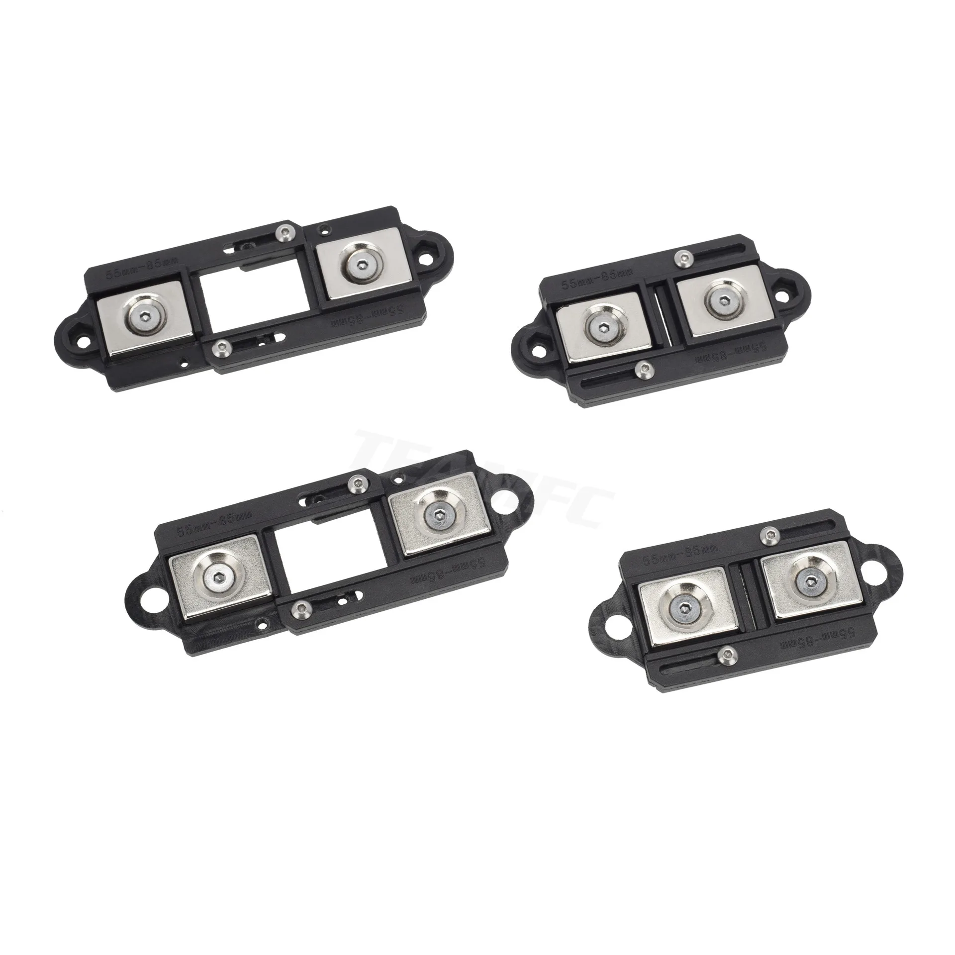 4Pcs Adjustable Magnetic Body Post Mount Car Shell Column 55-85mm for 1/10 RC Crawler TRX4 TRX6 SCX10 90046 D90 86100 MST CFX