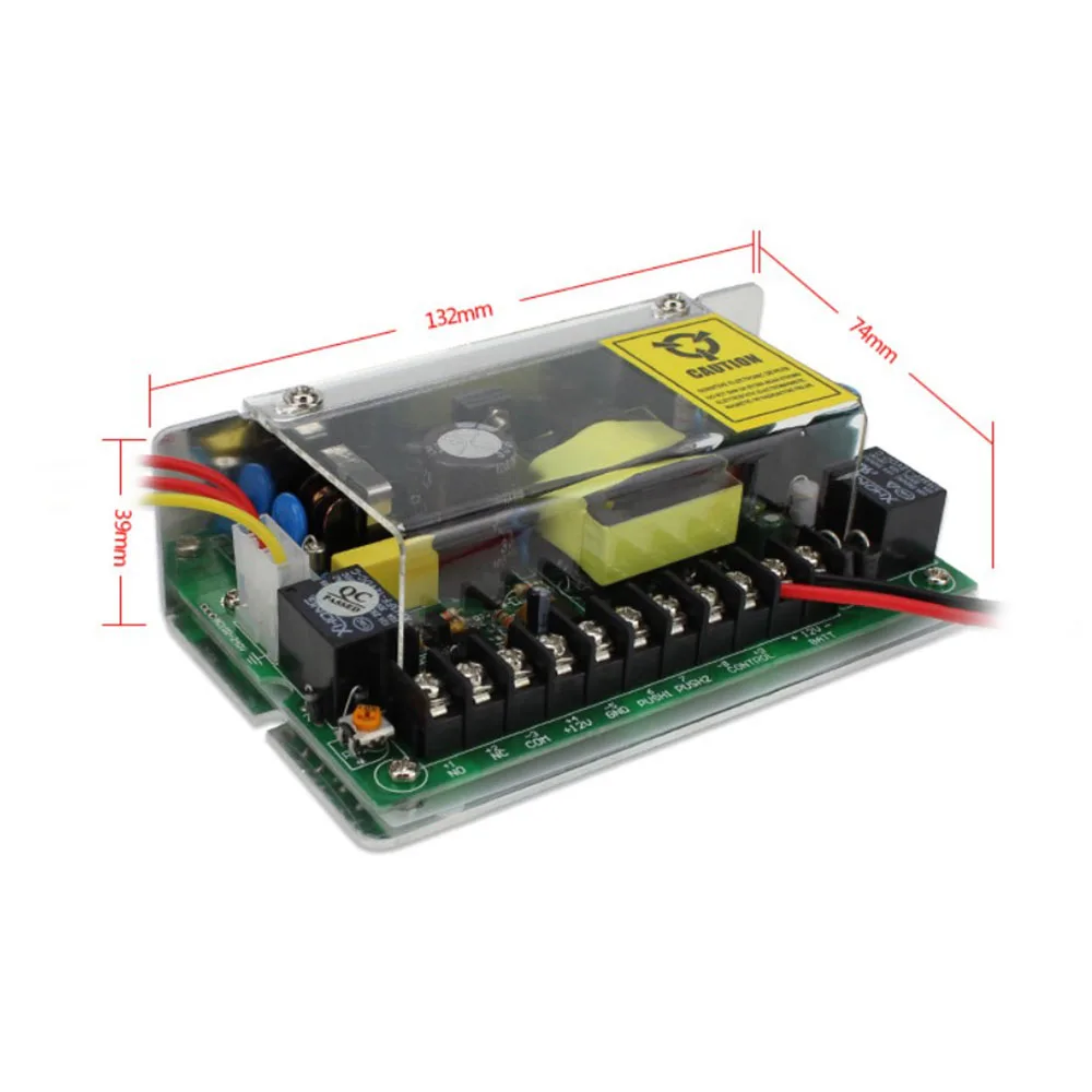 DC 12V Door Access Control system Switch Power Supply 5A AC 100~240V For Electric Lock RFID Fingerprint Access Control System
